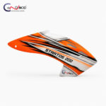 Canomod Airbrushed Fiberglass Canopy for XLPower Stratos 200 A1 (ORANGE)