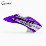 Canomod Airbrushed Fiberglass Canopy for XLPower Stratos 200 A1 (PURPLE)