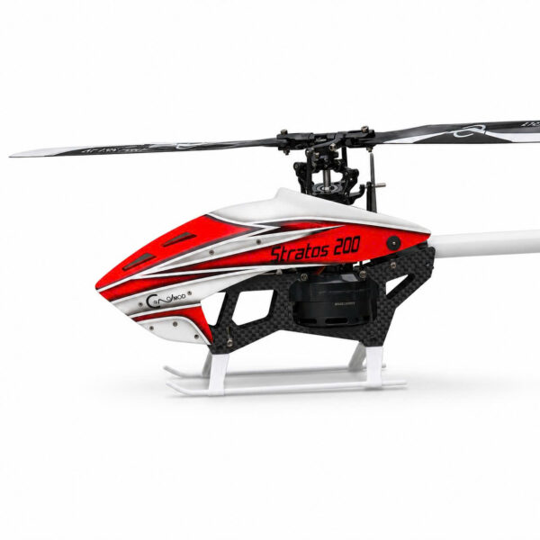 Canomod Airbrush Fiberglass Canopy for XLPower Stratos 200 (Red)