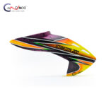 Canomod Airbrushed Fiberglass Canopy for XLPower Stratos 200 (INFERNO VIPER)
