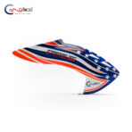 Canomod Airbrushed Fiberglass Canopy for XLPower Stratos 200 (AMERICAN PATRIOT)