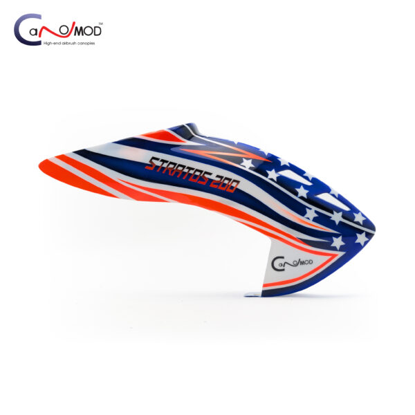 Canomod Airbrushed Lexan Canopy for XLPower Stratos 200 (AMERICAN PATRIOT)