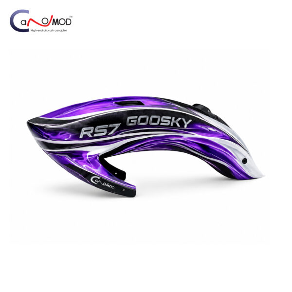 Canomod Airbrushed Fiberglass Canopy for Goosky RS7 Ultra (VIOLET)