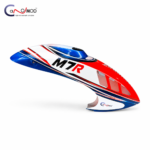 Canomod Airbrushed Fiberglass Canopy for OMPHOBBY M7R (ORANGE)
