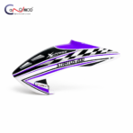 Canomod Airbrushed Fiberglass Canopy for XLPower Stratos 200 (RACING PURPLE) - Image 3