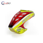 Canomod Airbrushed Lexan Canopy for Goosky S2 Ultra (LIME INFERNO) - Image 2