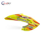 Canomod Airbrushed Lexan Canopy for Goosky S2 Ultra (NEON FLAME)